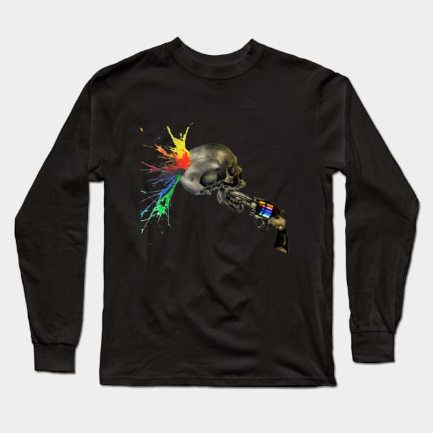 Mindblowing Colors Long Sleeve T-Shirt by Batg1rl